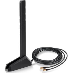 Eightwood WiFi 7 Gaming PC Motherboard Antenna Tri-Band Magnetic Base Antenna with Push-on Connector for ASUS ROG Strix, TUF Gaming, ROG Crosshair, ProArt, Prime Series WiFi 7 Motherboards in Kuwait