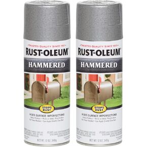 Rust-Oleum 210849 Stops Rust Hammered Spray Paint, 12 Oz, Copper, 12 Ounce (Pack of 1), 12 Fl Oz in Kuwait
