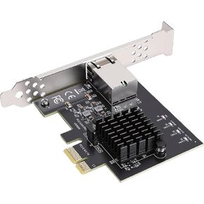 Diyeeni 10Gb PCIe Network Card, Gigabit Network Card for PCIe4.0 Slots, 10Gbps Bandwidth, Supports RTL8127 Controller, Compatible with Wins10/11, Supported, Convert Motherboard PCIE in Kuwait