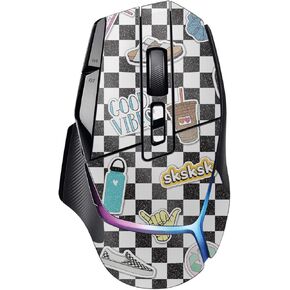 غلاف MightySkins اللامع اللامع المتوافق مع Logitech G502 X Plus - VSCO7 | لمسة نهائية لامعة واقية ومتينة شديدة اللمعان | سهل التطبيق والإزالة وتغيير الأنماط | صنع في الولايات المتحدة الأمريكية in Kuwait