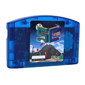 Pomya Open Source N64 Flash 16GB USB C | Fast 23.8 MiBs IO, 64DD Support, GB GBC Emulation, Auto Save Backup, Add and Delete Games, USB C PC Connection, Retro Gaming (Blue Transparent) in Kuwait