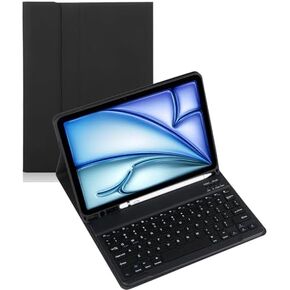 Keyboard Case for Samsung Galaxy Tab Active Pro / 4/5 Pro 10.1inch Model：SM-T540/T547/T630/T638/X350/X356B Removable Bluetooth Keyboard Covor Built-in Pen Holder (Black Case,Backlit + Mouse) in Kuwait