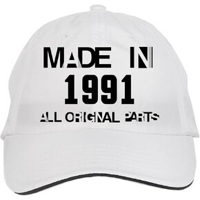 Makoroni - Made in 1991 Hat Adjustable Cap, DesK95 White in Saudi Arabia