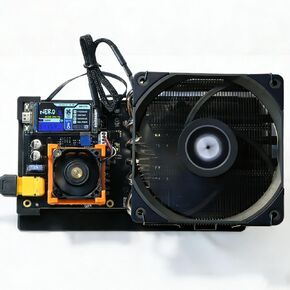 Nerdqx 6.3TH/s 777MHz 4X BM1370 ASIC 20W/TH BTC جهاز تعدين تشفير اليانصيب مع آلة تعدين Bitcoins للاستخدام المنزلي in Kuwait