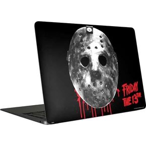 Skinit Decal Laptop Skin Compatible with MacBook Air 13in (2020) - Officially Licensed Warner Bros Jason Voorhees Dripping Mask Design in Kuwait