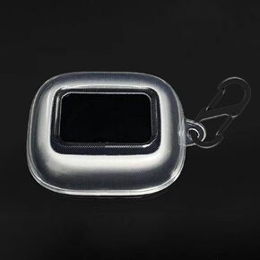 حافظة متوافقة مع JBL Live Beam 3، JBL Live Buds 3، JBL Live Flex 3، غطاء حماية ناعم من السيليكون مقاوم للصدمات مع ملحقات حلقة تسلق (شفاف) in Kuwait