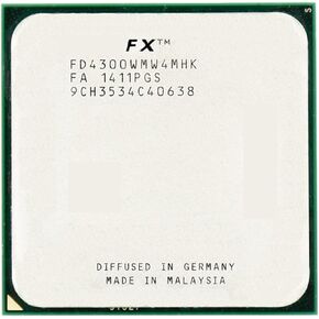 FX Seri 4300 3.8GHz 95W 4MB Cache FX-4300 Socket AM3 + Quad c Prosesor CPU Potongan in Kuwait