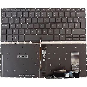 Laptop Replacement Latin Spanish Keyboard for HP Elitebook 840 G9 845 G9 840 G10,830 G9 830 G10,1040 G9 G10 Zbook Firefly14 G9 G10 Series Laptop Keyboard/Backlit in Kuwait