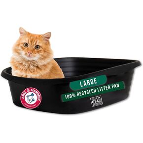 Arm & Hammer Large Sifting Litter Box Scoop Free Cat Litter Tray with Microban in Saudi Arabia