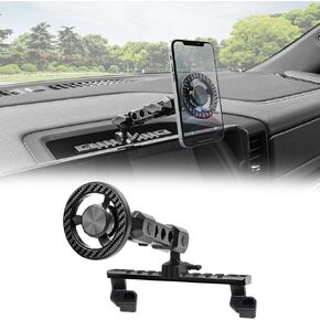 حامل الهاتف MagSafe متوافق مع 2019-2026 Chevy Silverado/GMC Sierra 1500 Dash Phone حامل الملحقات الداخلية، حامل الهاتف الخلوي قابل للتعديل 360 درجة (مغناطيسي) in Kuwait