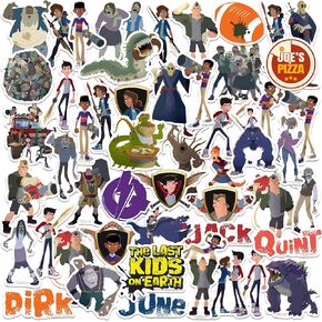 The Last Kids on Earth 50ct Vinyl Large Deluxe Stickers Variety Pack - Laptop, Water Bottle, Scrapbooking, Tablet, Skateboard, Indoor/Outdoor in Kuwait