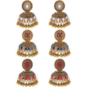 ANATTASOUL Small Square Button Earrings - Acrylic Stud Earrings - 6 Colors - Lightweight - Gift for Women in Kuwait