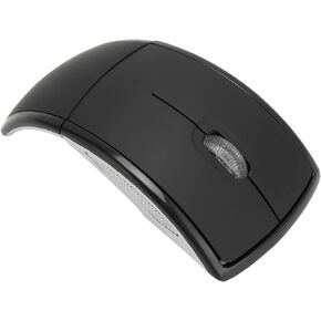 Ymiko Folding Mouse Portable Compact 2.4G Matte Office Gaming Mouse for OS (Black) in Saudi Arabia