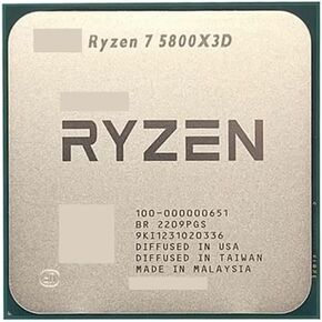 R 7 5800X3D R7 3.4 GHz 8-Core Prosesor CPU 16-Thread 7NM L3 = 96M 100-000000651 Soket AM4 Disegel Tetapi Tanpa Kipas in Kuwait