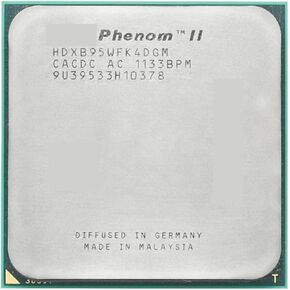 ph II X4 B95 CPU Quad-Core Processor (3.0 GHz/6 M/95 W/ 2000G Hz Soket AM3 AM2 + 938 Pin) in Kuwait