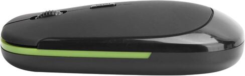Adjustable 2.4G Wireless Mouse, 1600dpi Optical USB Receiver for Notebook Computer Accessories, Quiet Design, Ergonomic Shape, USB Mouse (Black) in Kuwait