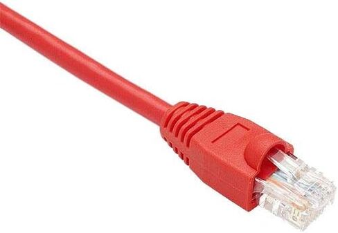 Unirise USA LLC Cat6 كابل تصحيح جيجابت إيثرنت المحمي Utp أحمر Snagless 1 قدم in Kuwait