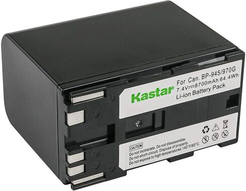 Kastar 4-Pack Battery Replacement for Canon EOS C100 Mark II, EOS C300, EOS C300 PL, EOS C500, EOS C500 PL, ES50, ES55, ES60, ES65, ES75, ES300V, ES410V, ES420V, ES520A, ES4000, ES5000, ES6000 in Saudi Arabia