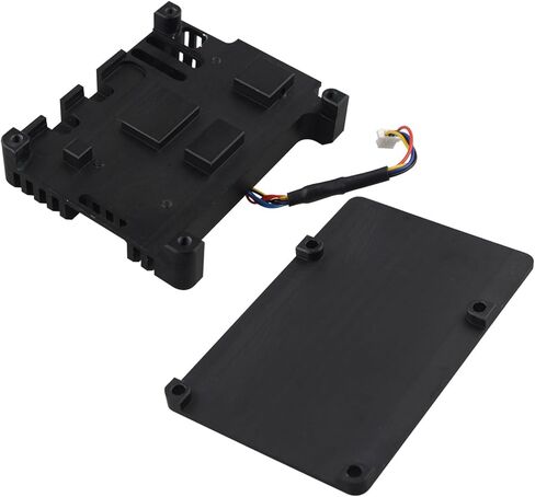 ZDE ZP505 حافظة مدرعة من سبائك الألومنيوم لـ Raspberry Pi 5 حافظة تبريد للمبرد مع مروحة تبريد مزدوجة PWM لـ Raspberry Pi 5 8GB/4GB in Kuwait
