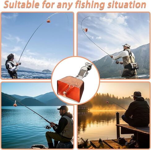 12 قطعة جرس الصيد، جرس صنارة الصيد، معدات صيد سمك السلور، جرس صنارة الصيد، ملحقات صيد الأسماك على الجليد، تقنيات صنارة الصيد in Kuwait