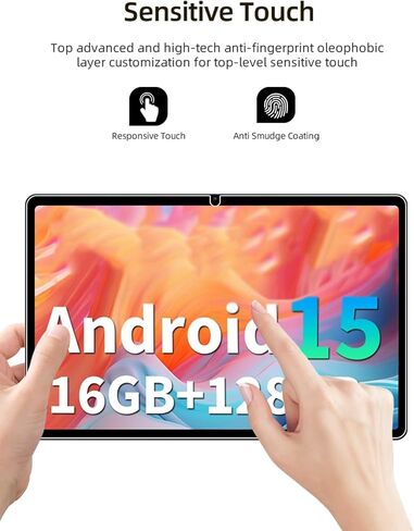 واقي شاشة SHARECLOUD P10_T Android 16 Tablet 10.1 بوصة، طبقة من الزجاج المقسى مضادة للخدش وحساسية لمس عالية، عبوتان in Kuwait