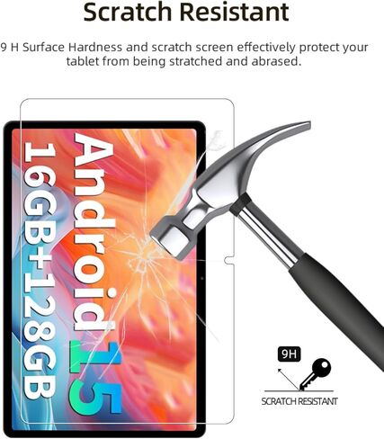 واقي شاشة SHARECLOUD P10_T Android 16 Tablet 10.1 بوصة، طبقة من الزجاج المقسى مضادة للخدش وحساسية لمس عالية، عبوتان in Kuwait