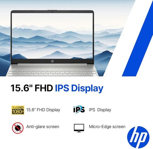 الكمبيوتر المحمول للأعمال HP مقاس 15.6 بوصة بدقة FHD • إصدار 2026 • AMD Ryzen 5 5500U • ذاكرة وصول عشوائي (RAM) سعة 8 جيجابايت • محرك أقراص PCIe SSD بسعة 256 جيجابايت • Copilot AI • Wi-Fi 6 • Windows 11 in Kuwait