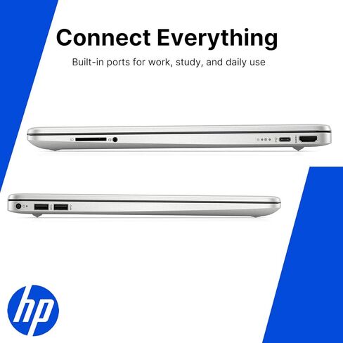 الكمبيوتر المحمول للأعمال HP مقاس 15.6 بوصة بدقة FHD • إصدار 2026 • AMD Ryzen 5 5500U • ذاكرة وصول عشوائي (RAM) سعة 8 جيجابايت • محرك أقراص PCIe SSD بسعة 256 جيجابايت • Copilot AI • Wi-Fi 6 • Windows 11 in Kuwait