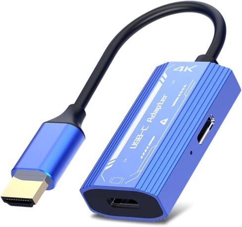 محول Yoidesu HDMI إلى USB C 4K @ 60 هرتز، محول HDMI ثنائي الاتجاه إلى النوع C، محول PD 100W USB C أنثى إلى HDMI ذكر لنظارات Air 2 Pro لنظارات Air 2s XR AR للتبديل in Kuwait