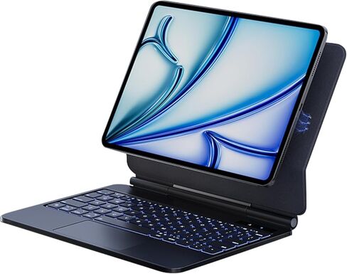 Physical Connection Keyboard Case for iPad Pro 11 inch (4th/3rd/2nd/1st Generation), Smart Detachable Magnetic Keyboard with Multi-Touch Trackpad, Backlit,No Charging Needed, Floating Cantilever Stand in Kuwait