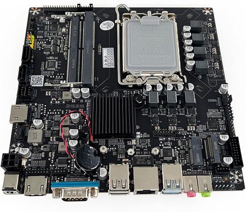 لوحة أم للكمبيوتر الشخصي تناسب جهاز H610 الكل في واحد 1700 ثنائي الفتحة DDR4 لوحة رئيسية للتحكم الصناعي ITX إعلان صغير 17x17 مضيف HM65 in Kuwait