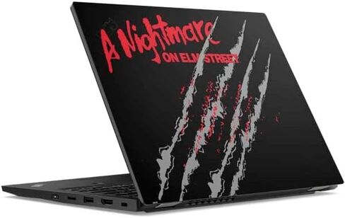 ملصق Skinit للكمبيوتر المحمول متوافق مع Lenovo ThinkPad L13 Yoga Gen 2 - تصميم Warner Bros Freddy Krueger Slash المرخص رسميًا in Kuwait