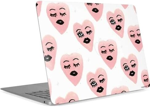 Skinit Decal Laptop Skin Compatible with MacBook Air 13in Retina (2018-2019) - Originally Designed Winking Hearts Design in Kuwait