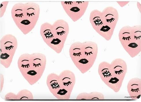 Skinit Decal Laptop Skin Compatible with MacBook Air 13in Retina (2018-2019) - Originally Designed Winking Hearts Design in Kuwait