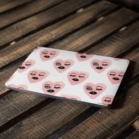 Skinit Decal Laptop Skin Compatible with MacBook Air 13in Retina (2018-2019) - Originally Designed Winking Hearts Design in Kuwait