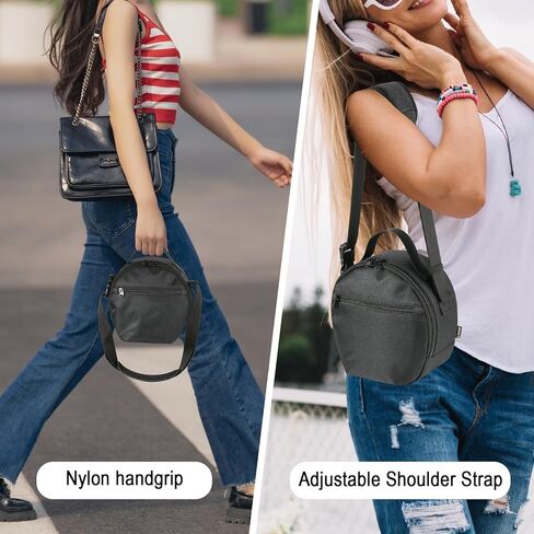 DJ Headphone Case with Adjustable Shoulder Strap Accessory Pocket Storage Bag for Headphone Headset in Kuwait