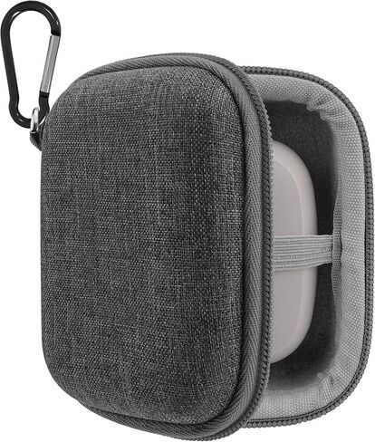 حافظة سماعات أذن Geekria Shield متوافقة مع Bose QuietComfort Ultra (الجيل الثاني)، سماعات أذن لاسلكية جديدة QC True، حقيبة حمل بديلة ذات هيكل صلب مع مشبك حلقة تسلق (رمادي داكن) in Kuwait