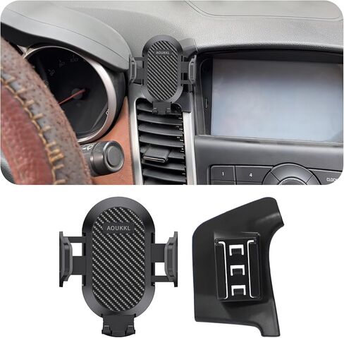 Car Phone Holder Fits for Chevrolet Cruze 2009-2015 Accessories,Thick Cases Friendly,Cell Phone Mount for 4.7-7 in Phones,360 Degree Rotation,Easy to Install in Kuwait