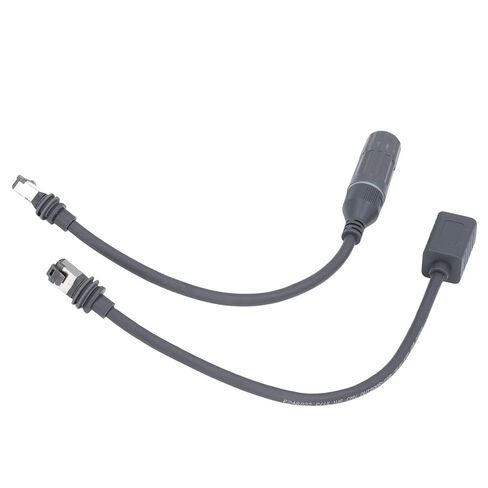 محول SPX ذكر إلى RJ45 مقاوم للماء بسرعة 1200 ميجابت في الثانية لطبق وجهاز التوجيه Gen3، اتصال ثابت للاستخدام الداخلي والخارجي in Kuwait