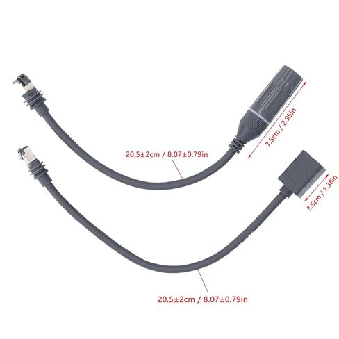 محول SPX ذكر إلى RJ45 مقاوم للماء بسرعة 1200 ميجابت في الثانية لطبق وجهاز التوجيه Gen3، اتصال ثابت للاستخدام الداخلي والخارجي in Kuwait
