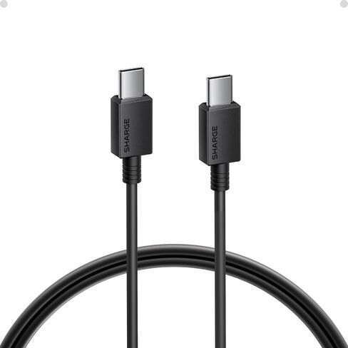 sharge USB C to USB C Cable, 60W Fast Charging Cord, Ultra-Durable Fast Charging for iPhone 17 Series, MacBook, Galaxy S24 in Saudi Arabia