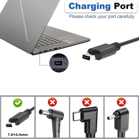 محول تيار متردد 240 واط 20 فولت 12 أمبير لأجهزة الكمبيوتر المحمول ASUS ROG Zephyrus G16 GU605 G14 GA403 TUF Gaming A14 A16 FA401UM FA401KM FA608WP FA608UM شاحن ADP-240EB B ADP-240EB C مزود الطاقة in Kuwait