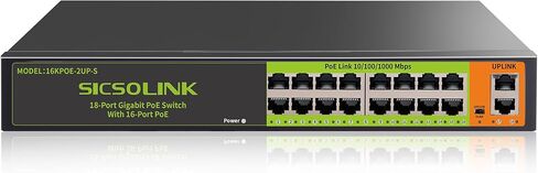Gigabit 6 Ports PoE+ Switch (4 PoE+ Ports, 2 Uplink), 802.3af/at, 65W Total Power, 1000Mbps, Unmanaged, Fanless, Metal Case, Suitable for IP Cameras & Networking Devices in Saudi Arabia