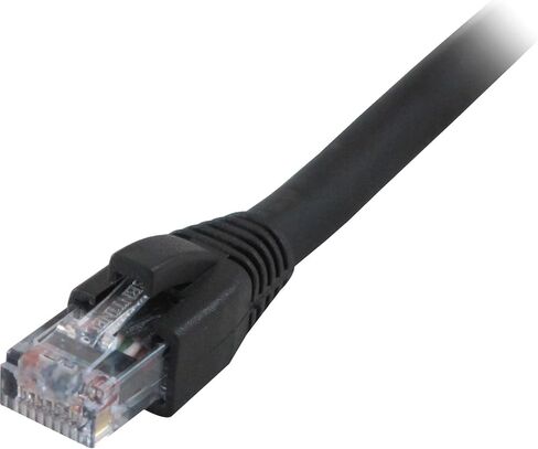 كابل شامل Pro AV/IT CAT6 كابل تصحيح عالي التحمل - أسود 3ft CAT6-3PROBLK in Kuwait