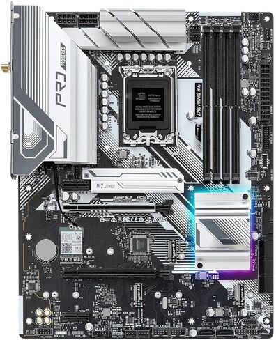 pc motherboard Fit For ASRock Z790 PRO RS WIFI Motherboard Intel LGA 1700 DDR5 256GB Hyper M.2 Wi-Fi 6E Support I7-14700 I5-13600 I9-12900 Cpu in Kuwait