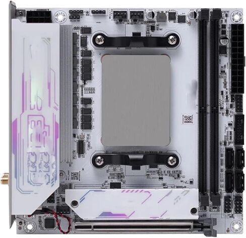 pc motherboard Fit For TOPC HX Series Mini ITX Motherboard 7645 7745 7840 7845 7940 7945 8940 8945HX DDR5 Dual Channel PCIe 4.0 M.2 NVMe High Performan(R5-7645HX-black) in Kuwait