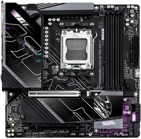 لوحة أم للكمبيوتر الشخصي تناسب GIGABYTE B850M AORUS PRO WIFI7 اللوحة الأم تدعم Ryzen 9000 12 + 2 + مزود الطاقة Micro ATX B850 مقبس AM5 in Kuwait