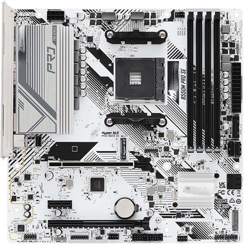 pc motherboard Fit For Asrock B550M Pro SE Motherboard B550 PRO565 Socket AM4 DDR4 128GB PCI-E 4.0 M.2 SATA III 4733+(OC) MHz USB 3 in Kuwait