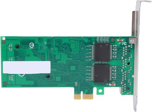 Yunseity Gigabit Ethernet PCIe Network Card, 4 Port RJ45 PCI Express 2.1 x1 Adapter with Slim Full Height Bracket, for Server Desktop Industrial Applications in Kuwait