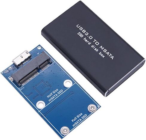 MSATA to USB 3.0 SSD Enclosure External Hard Drive Disk Box for 30x50mm 30x30mm MSATA SSD, 500300856 in Kuwait